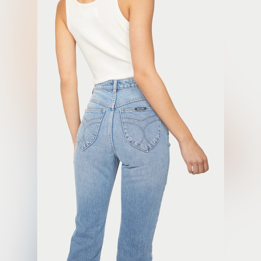 ROLLA'S WOMEN'S BOOT BARN EXCLUSIVE SALTY MEDIUM WASH HIGH RISE DUSTER BOOTCUT